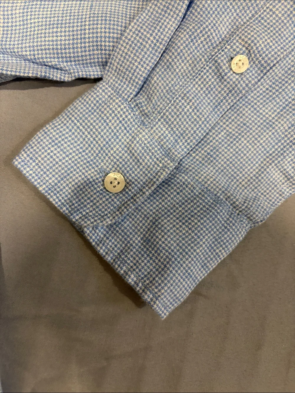 JCrew Light Blue Linen Button-Down Shirt